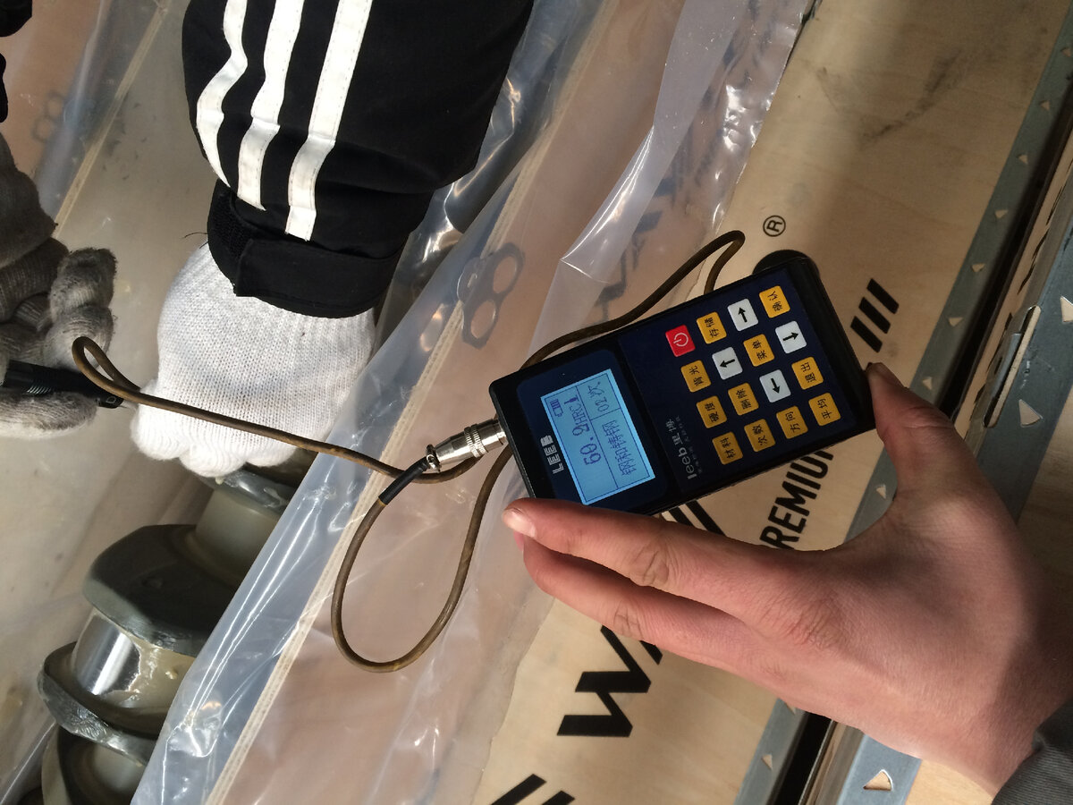 Замер твердости коленвала WD615 61560020029 Wayteko Premium Line. Фото производителя