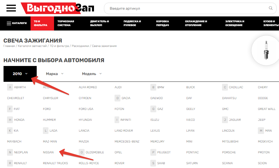 Влияние свечей на работу двигателя