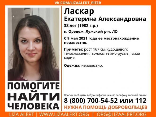 Ориентировка Лиза Алерт