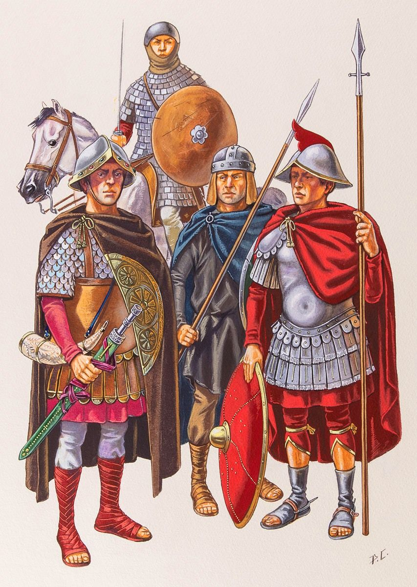 Франки воины Хлодвига. Франкская Империя рыцарь. Герои 9 века