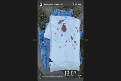 Кадр видео: Instagram-сторис @danaborisova_official