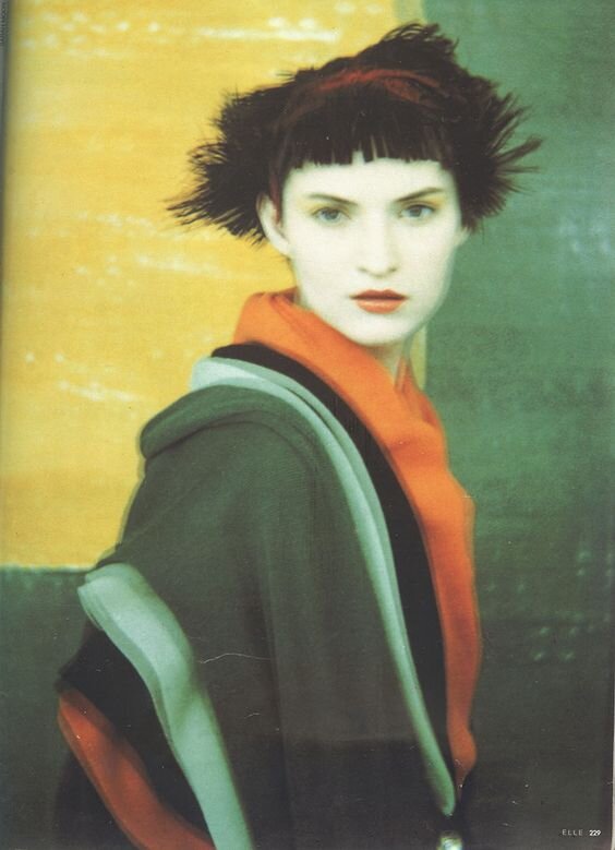 Theresa Stewart by Sarah Moon for elle germany, december 1994.