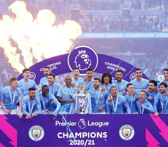 «Манчестер Сити» – чемпион Англии сезона 2020/21