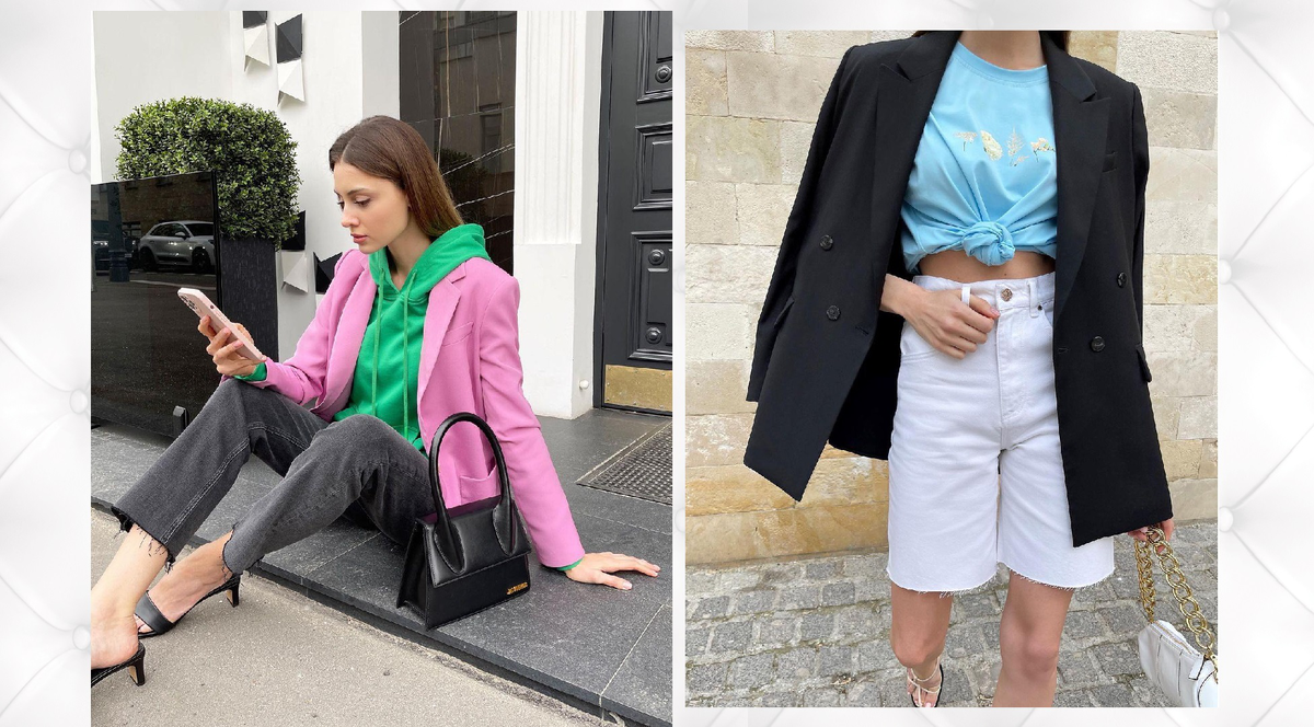 Яркий образ из базовых и радостных оттенков