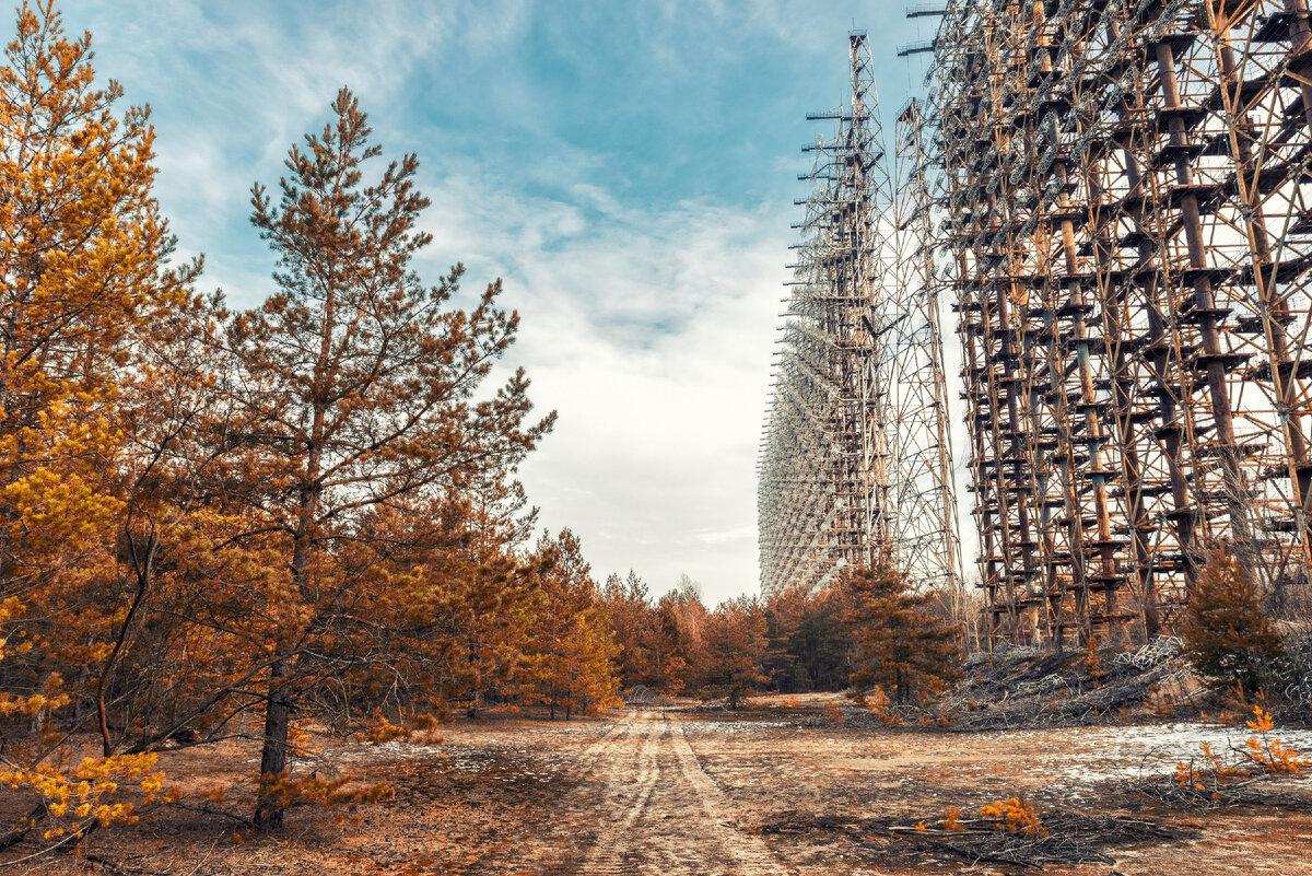 Что было в чернобыле. ЗГРЛС дуга. Загоризонтная радиолокационная станция дуга. Зона отчуждения Чернобыль станция Припять. ЗГРЛС дуга-1.