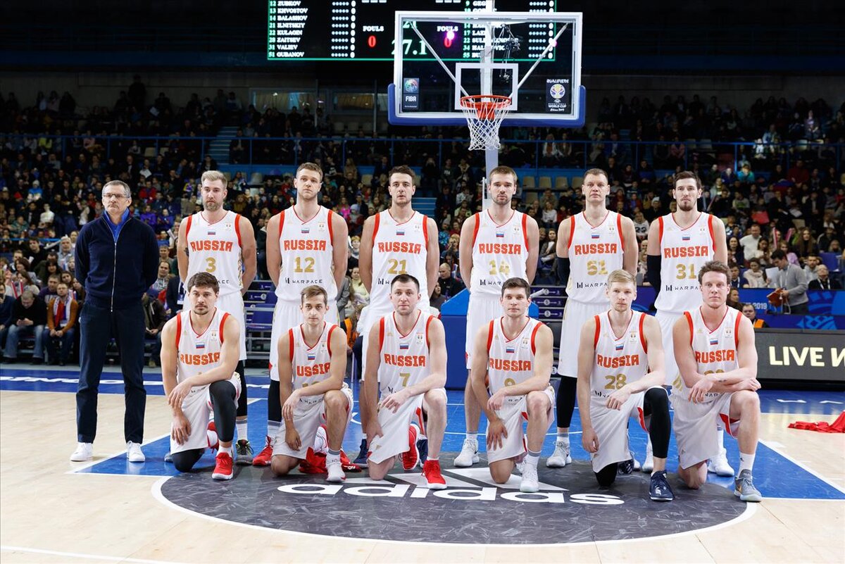 Сборная России по баскетболу. Фото shnyagi.net.