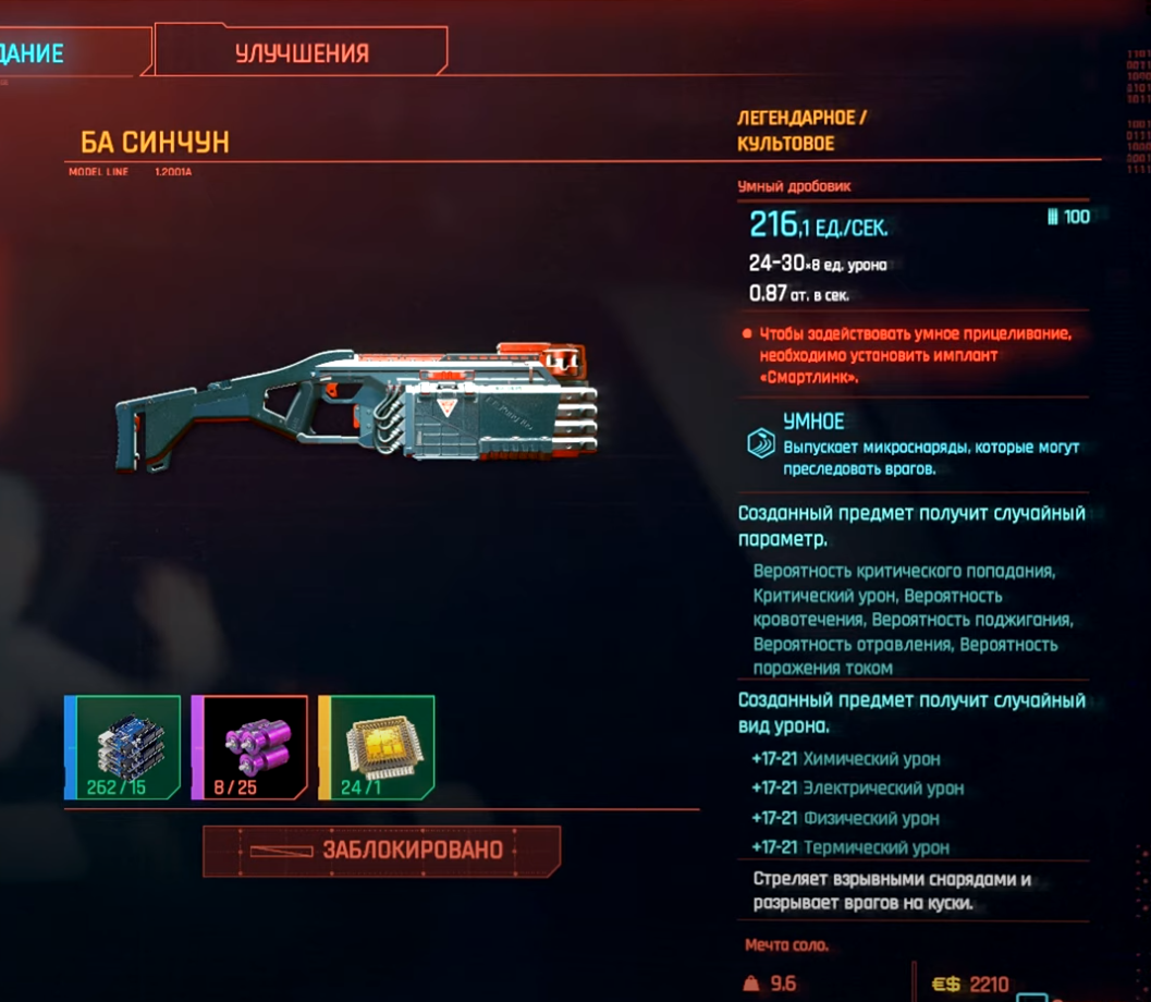 Характеристика дробовика "Ба Синчун"