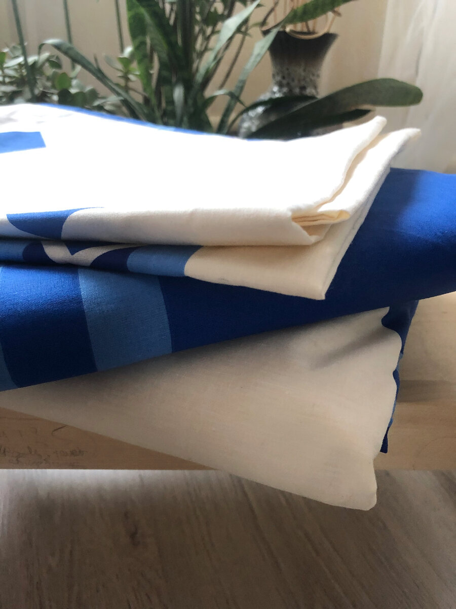 постельное белье сшито своими руками