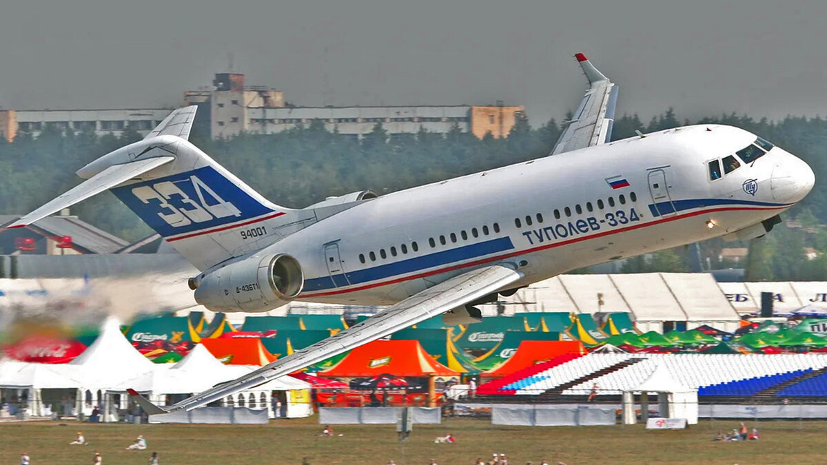 Ту-334 участвовал в авиасалонах, когда "Суперджет" существовал только в проекте.