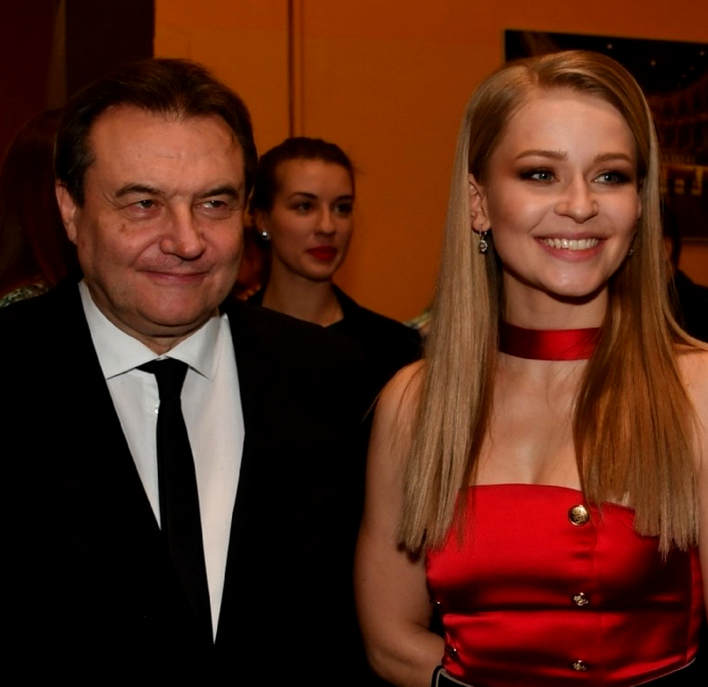 Юлия Пересильд с мужем