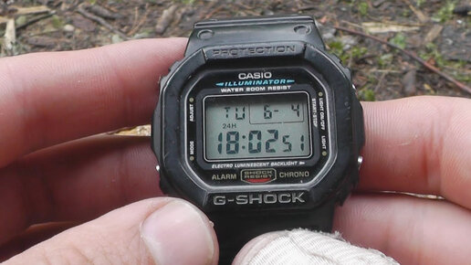 Обзор неубиваемых часов Casio G-Shock DW 5600, сравнение с ProTrek