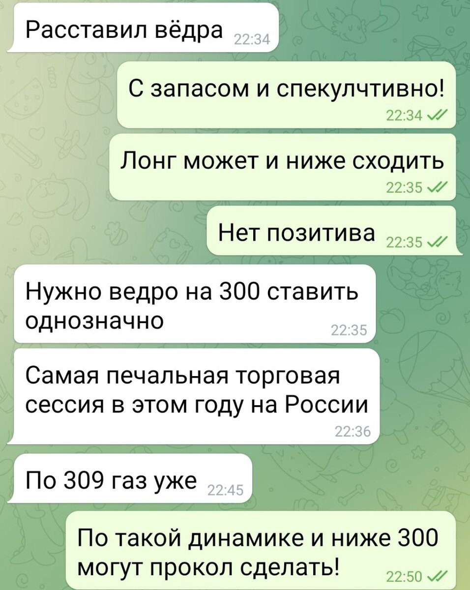 Вот такое вот предсказание, сделанное подписчиком вечером 13 декабря и оно  сбылось. 