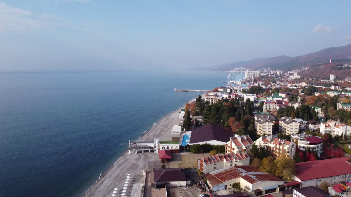 Фото с дрона над Лазаревским