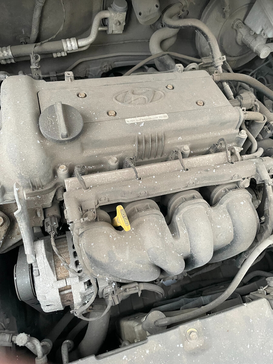 Мотор G4FC, даже внешне он отличается от проблемного FG