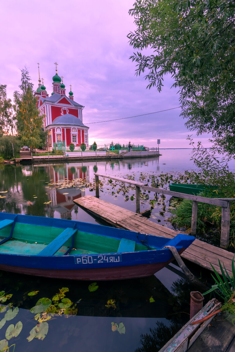Закат в устье реки Трубеж
