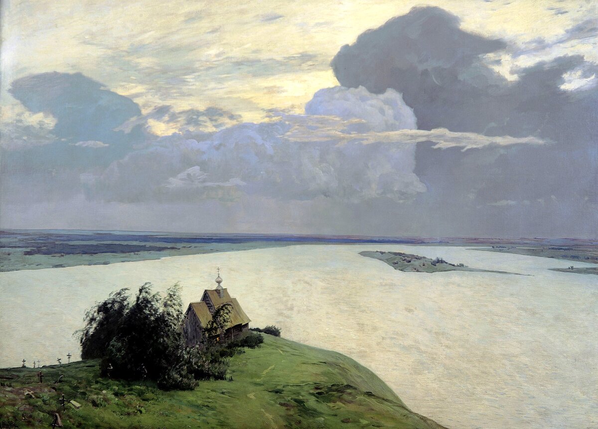 Исаак Левитан — «Над вечным покоем», 1894 год