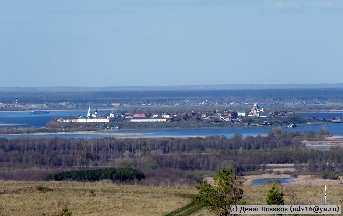 Остров-град Свияжск находится на месте впадения Свияги в Волгу