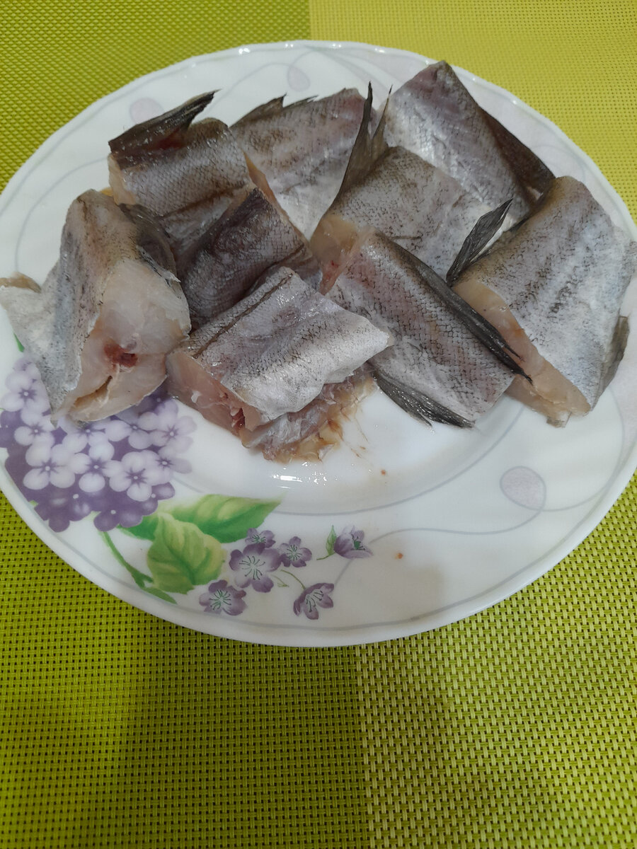 Порционные кусочки минтая для жарки