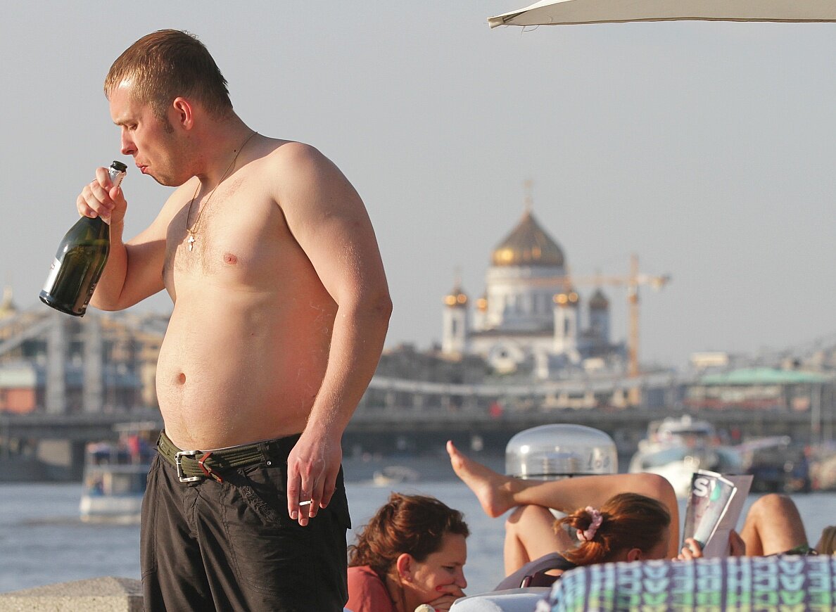 Отдыхающие в Москве. Фото: Евгений Биятов/РИА Новости
