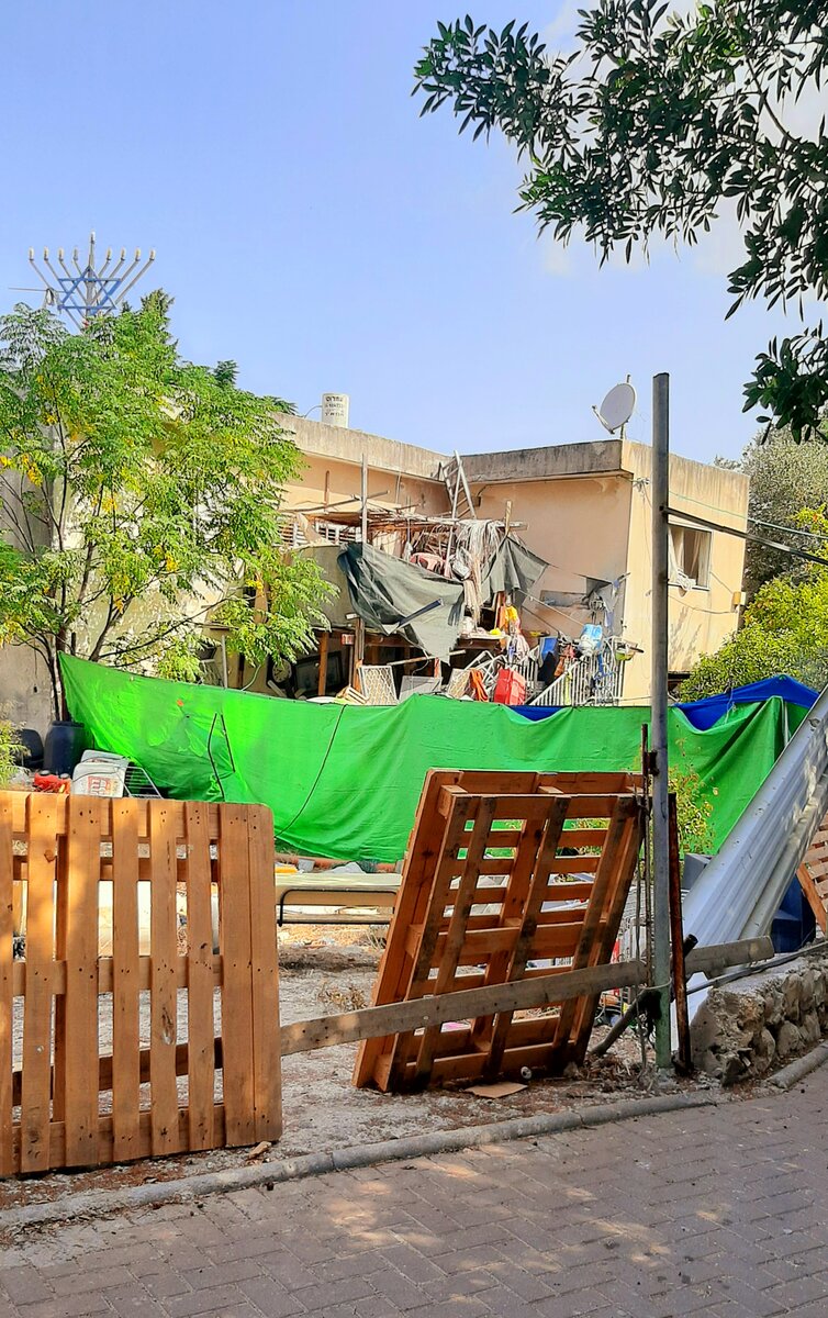 дорога к саду вид слева