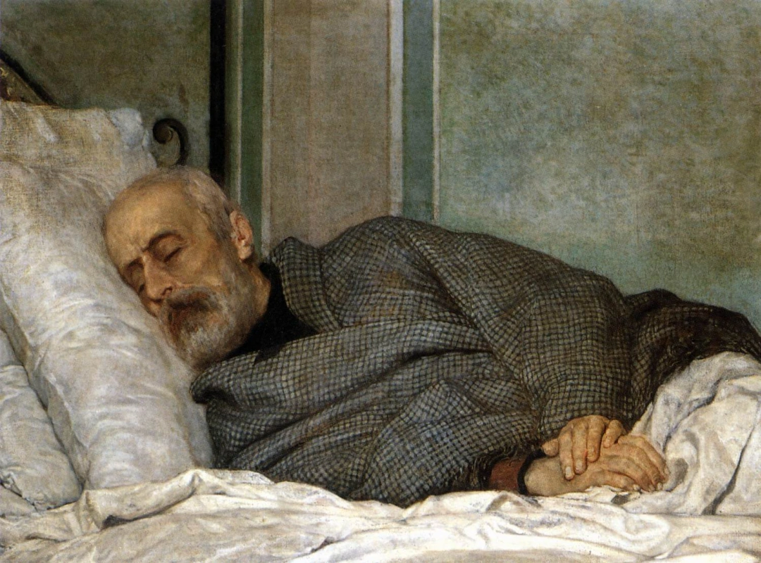 Умершего дедушку. Джузеппе Мадзини на смертном одре. С. лега. «Смерть Мадзини» (1873). Сильвестро лега. Джузеппе Мадзини смерть