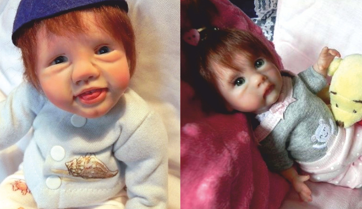 Мэл (слева).  Трогательная (справа).