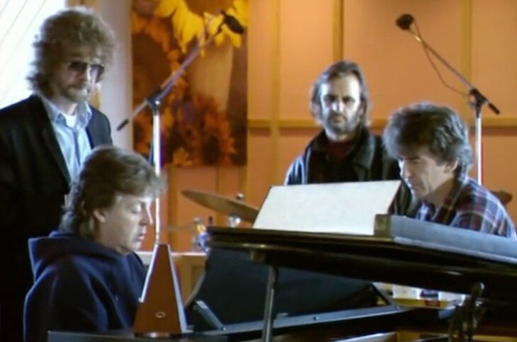 "Тритлз" с Джеффом Линном, запись Антологии, 1995 год