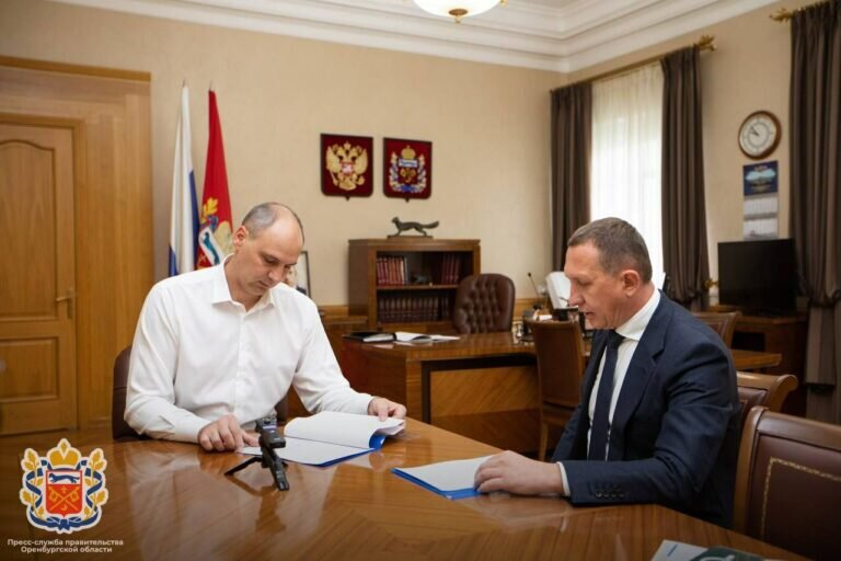    Паслер встретился с генеральным директором АО «Акрон Холдинг» Павлом Морозовым Андрей Севостьянов