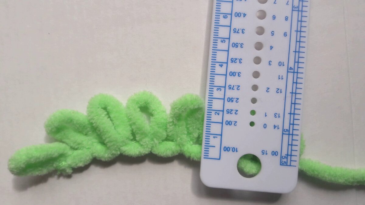 Высота петелек Puffy Fine меньше, чем у Puffy почти в 2 раза