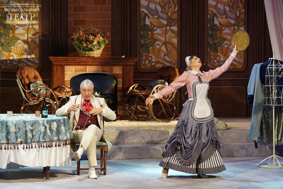 Оперетта "Летучая мышь". Фото со спектакля