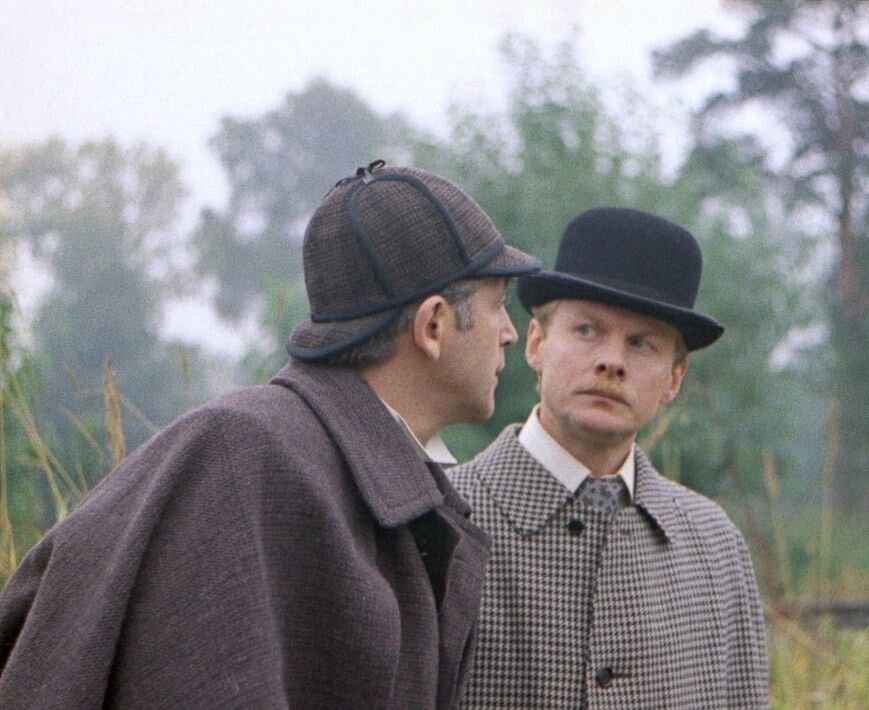 Кадр из фильма "Приключения Шерлока Холмса и доктора Ватсона" СССР. Реж.Игорь Масленников