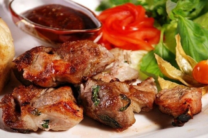 Шашлык в рукаве
