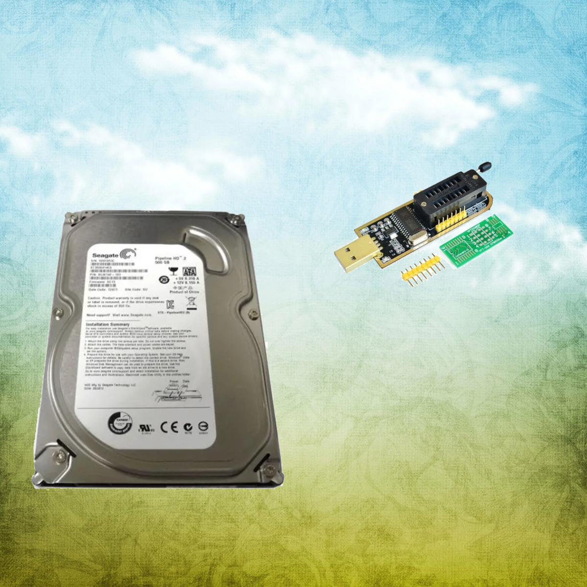 Восстановление HDD от Seagate с помощью обычного программатора CH341A |  SDMR | Дзен