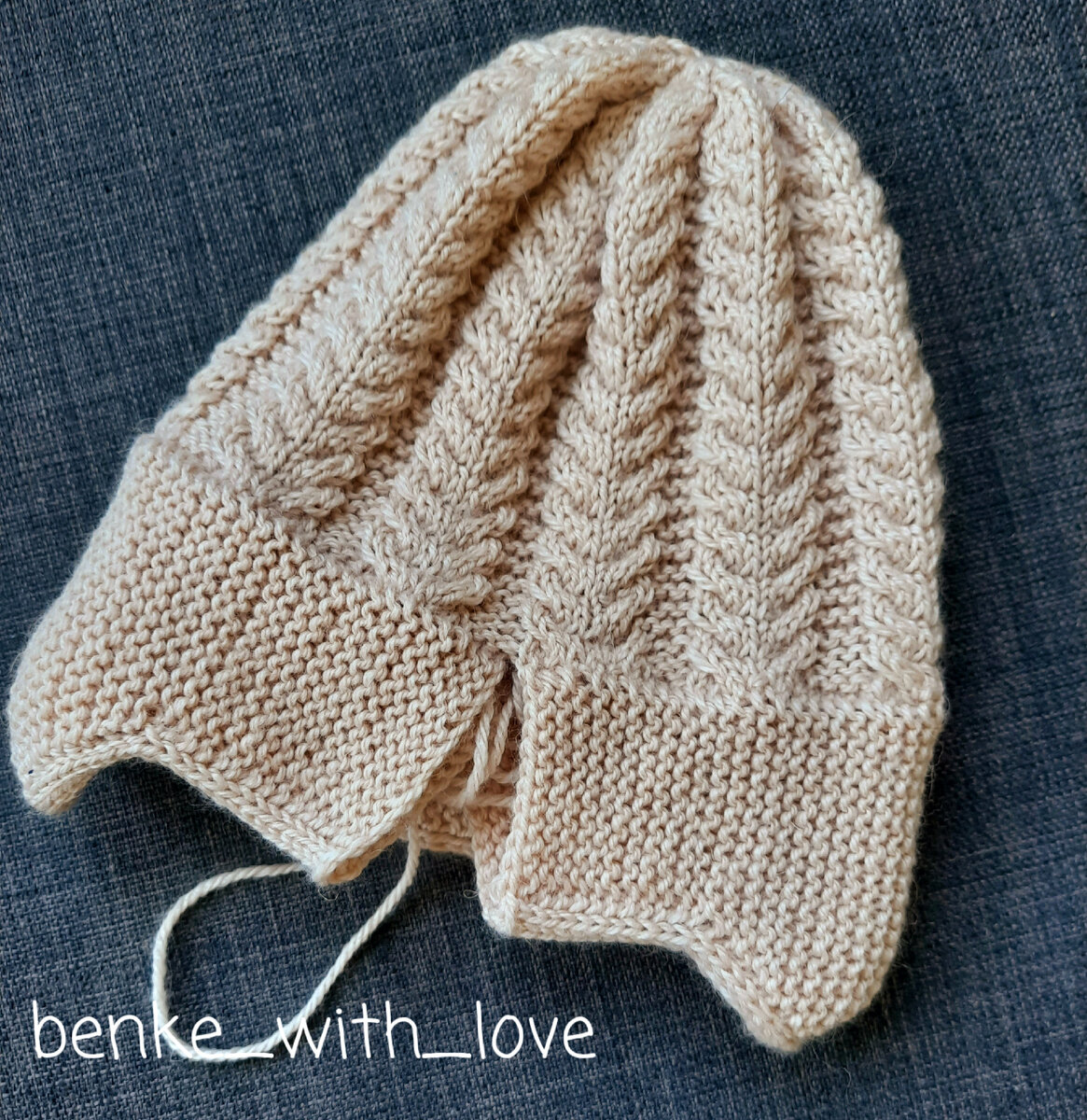 Шапочка с затылочной стороны