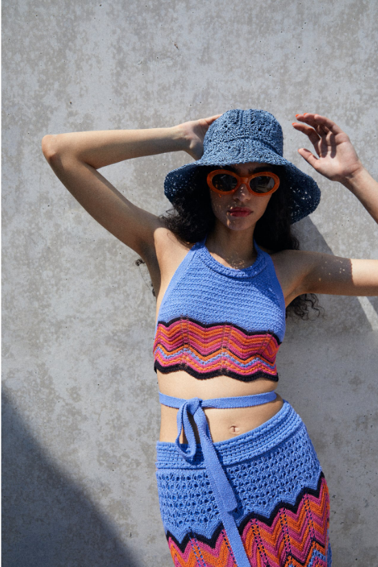 Топ из кружева кроше. Zara