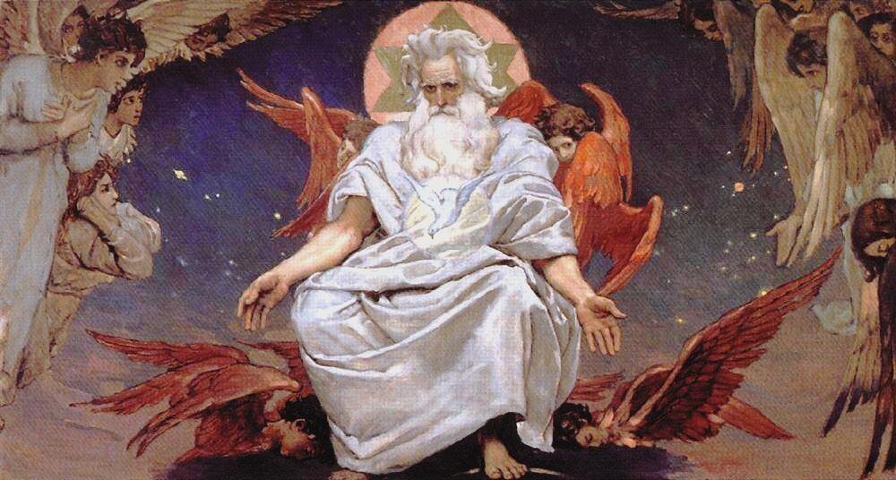 Бог-творец. Художник Виктор Васнецов (1848—1926)