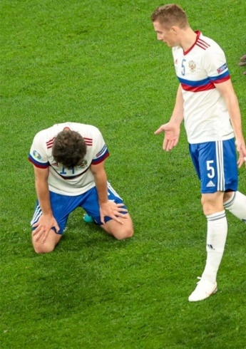 Сборная после прогрыша
