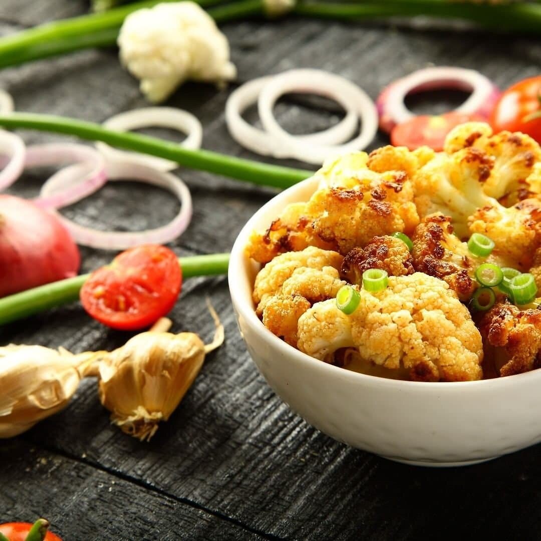 Салат из жареной цветной капусты 