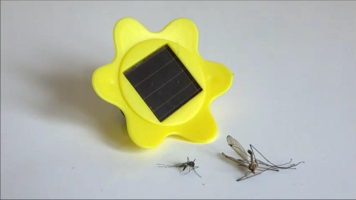 Убивец комаров из садового фонаря