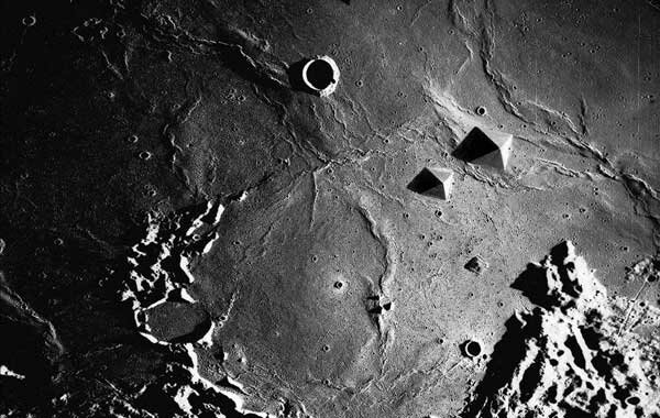 Фото с зонда «Чандраян-1»