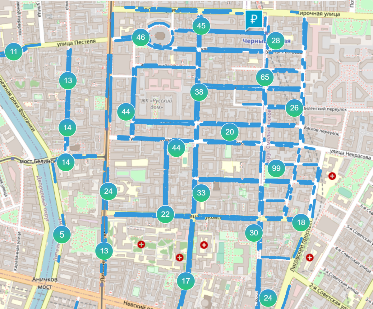 План платных парковок в спб 2023
