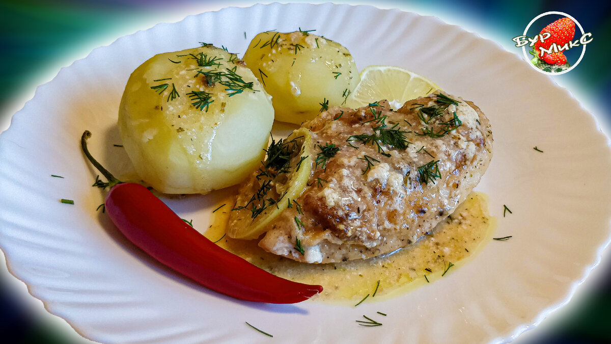 Куриные грудки в соусе
