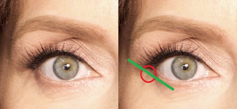 Схематично показала