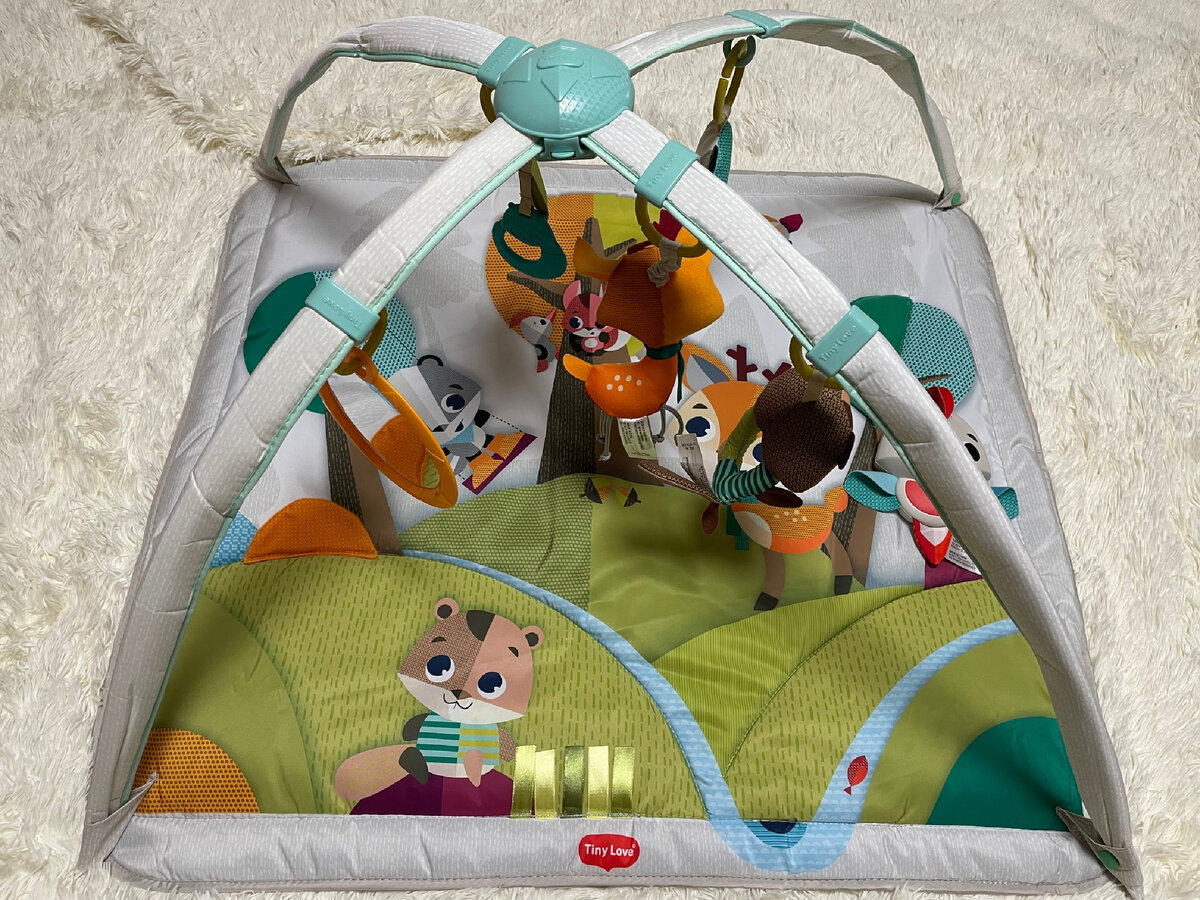 Коврик развивающий для детей. В собранном виде. 