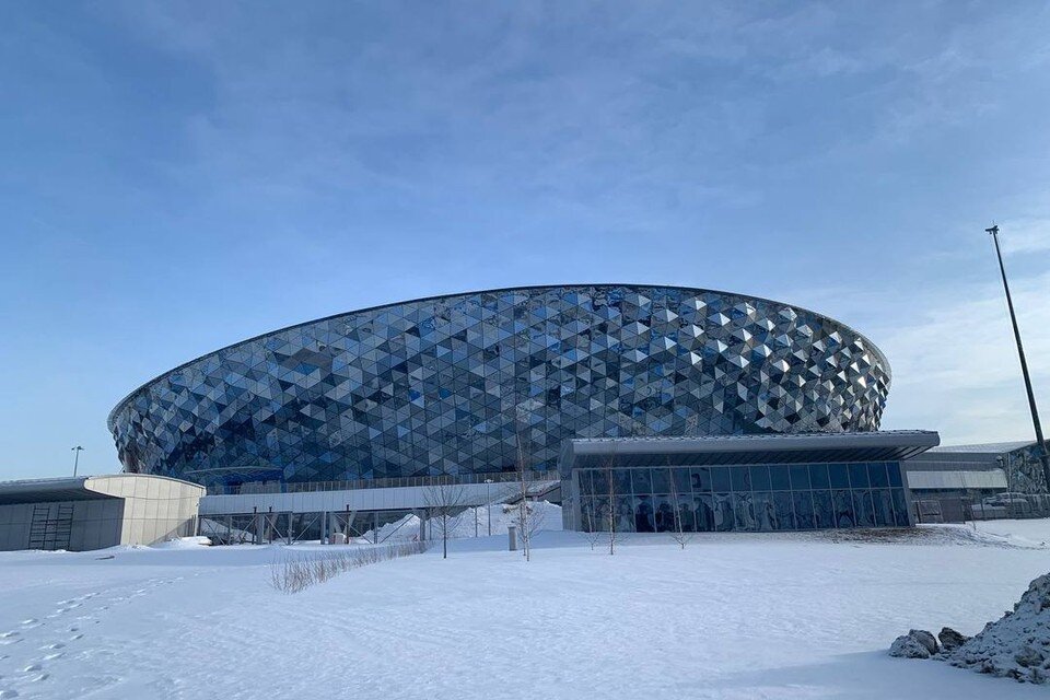     В Новосибирске новый ледовый дворец проходит этап приемки. Фото: Правительство НСО