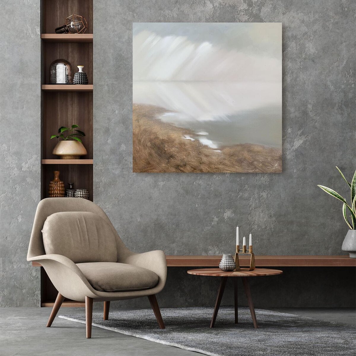 Художник Анастасия Попова. И дождь, и солнце. Холст, масло. Картина в дизайне интерьера.