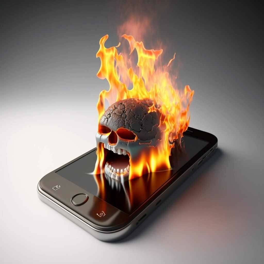      Уход за смартфоном, Не допускайте перегрева