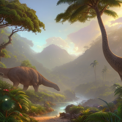 brontosaurus, greg rutkowski, thomas kinkade, super detailed, 3 d, hdr on, 4 k wallpaper, tropical forest in the background<lora:tekakutliDinosaurs_v10Tyrannosaurus:1> Negative prompt: double face, hands, wrist, Ugly, Duplicate, Extra fingers, Mutated hands, Poorly drawn face, Mutation, Deformed, Blurry, Bad anatomy, Bad proportions, Extra limbs, cloned face, Disfigured, Missing arms, Missing legs, Extra arms, Extra legs, Fused fingers, Too many fingers, Long neck, writing, letters, Multiple bodies, multiple heads, extra hands, extra fingers, ugly, skinny, extra leg, extra foot, blur, bad anatomy, double body, stacked body, fused hands, fused body, fused heads, fused legs, fused feet, multiple faces, ((conjoined)), (siamese twin), double faces, two faces, texts, watermarked, watermark, logo, face out of frame, stacked background, ((out of frame portrait)), bucktoothed, cropped
Steps: 20, Sampler: Euler a, CFG scale: 7, Seed: 2452120631, Size: 512x512, Model hash: 9aba26abdf, Model: deliberate_v2, Denoising strength: 0.75, Mask blur: 4