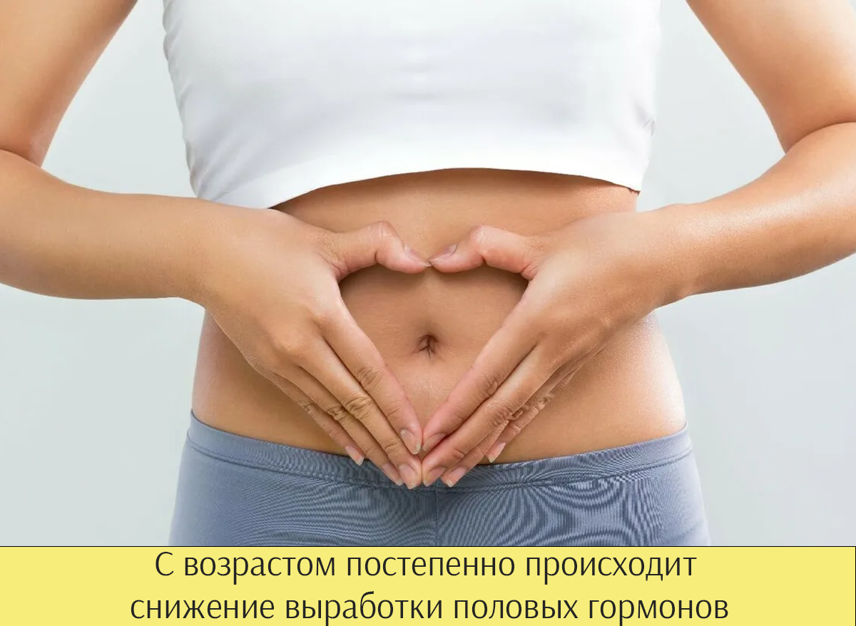 С возрастом постепенно происходит снижение выработки половых гормонов