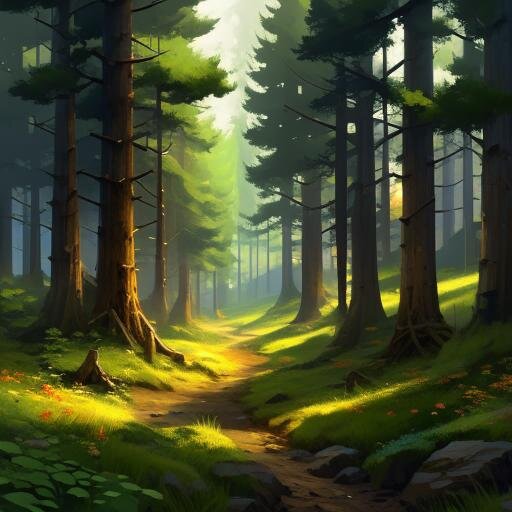 Так нейросеть видит лес Лавлорна. 